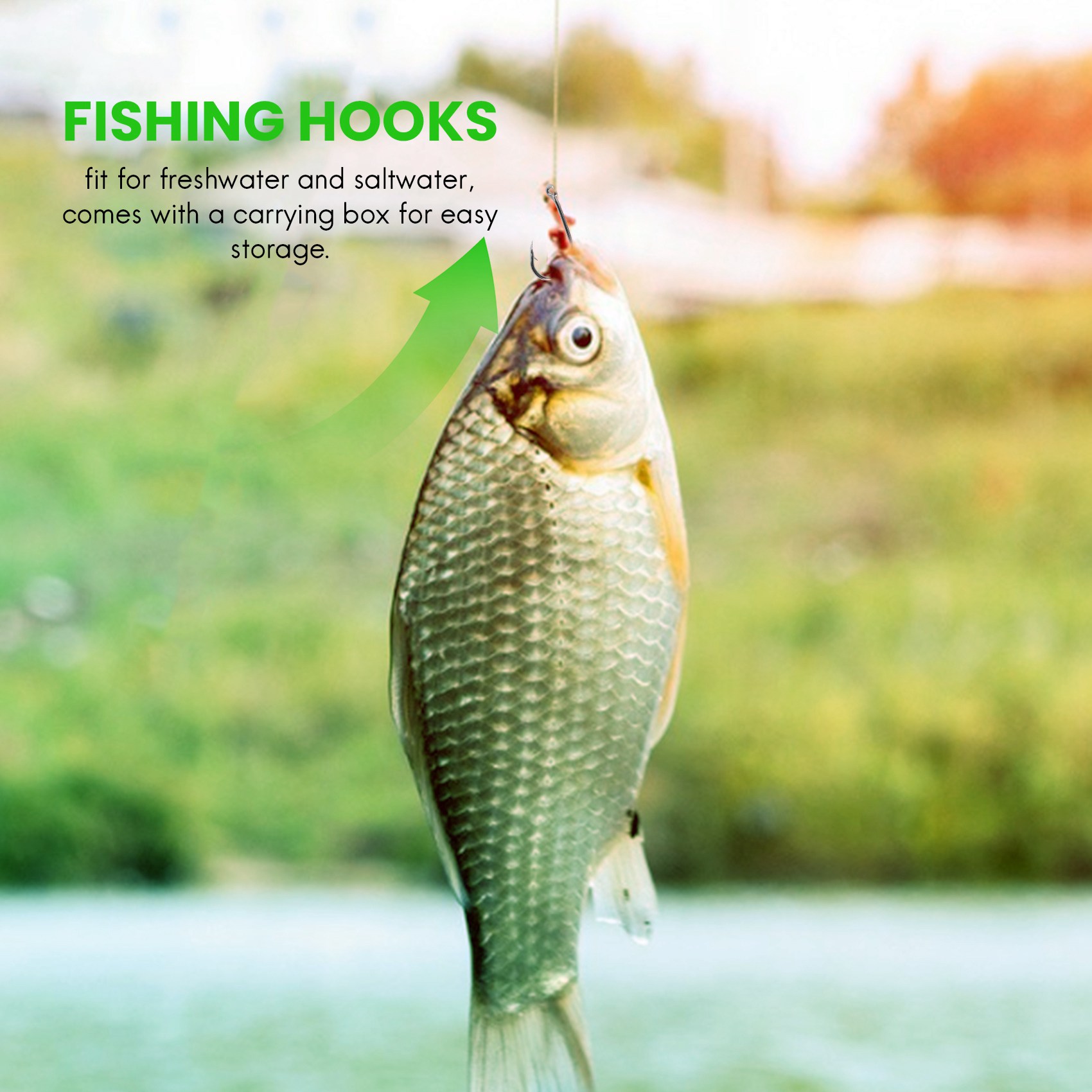 Fishing Hook Size - New arrival 500Pcs/Set Mixed Size #3~12