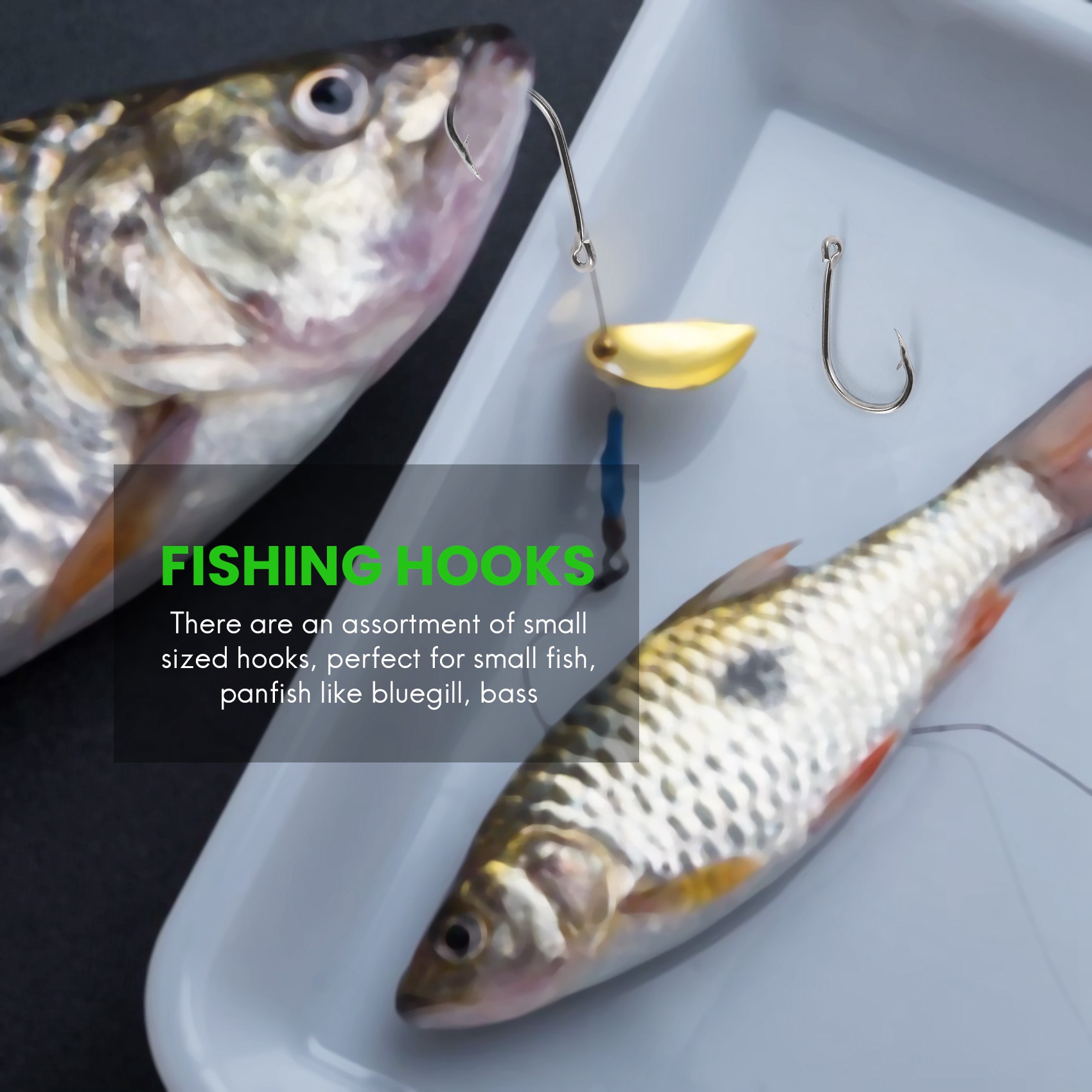 New arrival  500Pcs/Set Mixed  - Fishing Hook Size 评论和价格