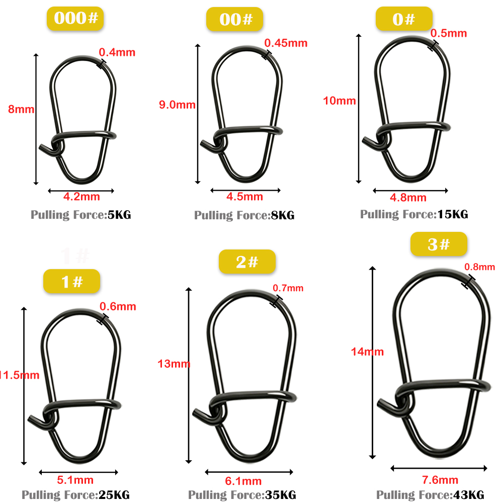 GOBAIT 100Pcs Black Stainless  - Fishing Hook Offset 评论和价格