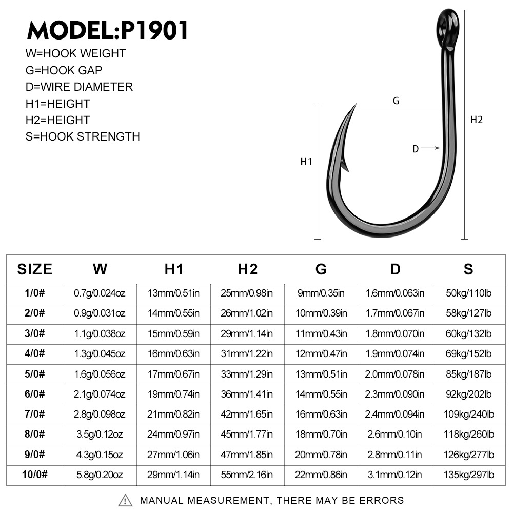 10Pcs High Carbon Steel Barbed - Fishing Hook Assortment 评论和价格