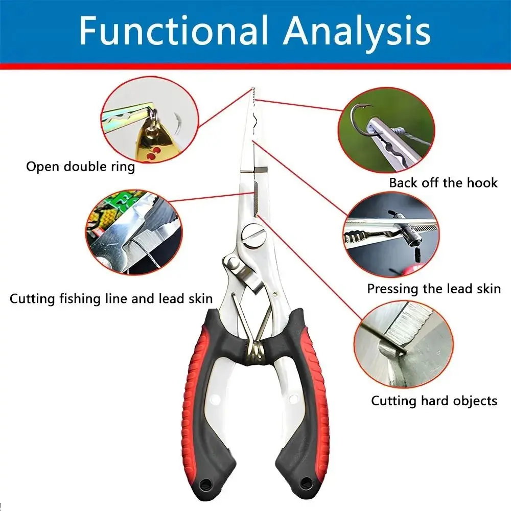 Stainless Steel Fishing Pliers - Fishing Hook Remover 评论和价格